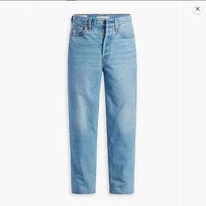 Levi’s Ribcage Straight Leg Ankle Light Wash Denim Jeans Size 29 x 27